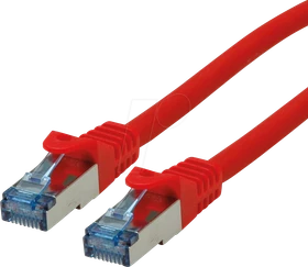 Roline / Secomp GHMT Patchkabel, Cat6a, S/FTP, RJ-45/RJ-45, 20m, rot