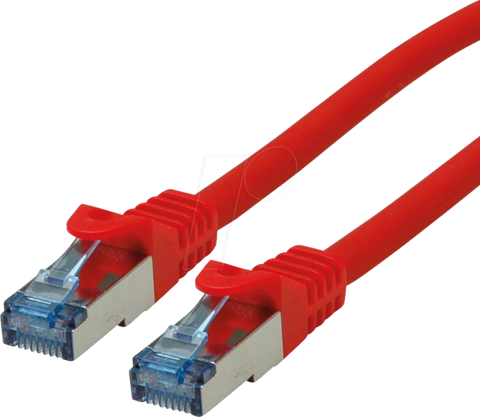 Roline / Secomp GHMT Patchkabel, Cat6a, S/FTP, RJ-45/RJ-45, 20m, rot