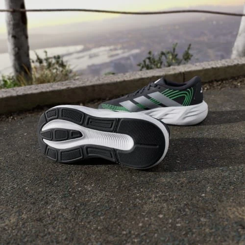 adidas Galaxy 8 night grey/tech grey metallic/screaming green (Junior)
