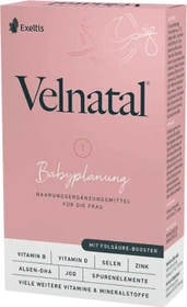 Velnatal Babyplanung Weichkapseln, 90 Stück