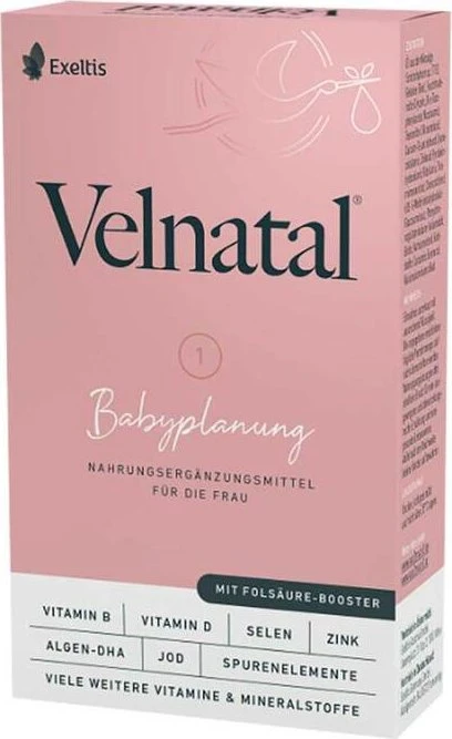 Velnatal Babyplanung Weichkapseln, 90 Stück