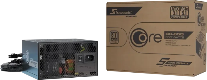 Seasonic Core BC-650 650W, ATX 3.1