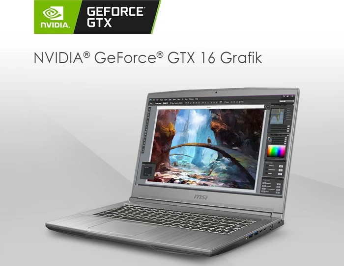 MSI Creator 15M 036-A9SD, Space Grey, Core i7-9750H, 16GB RAM, 512GB SSD, GeForce GTX 1660 Ti, DE