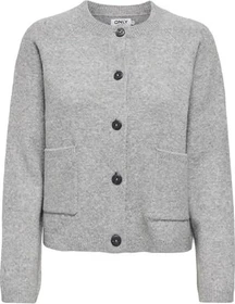ONLY Piemonte Strickjacke light grey melange (Damen)