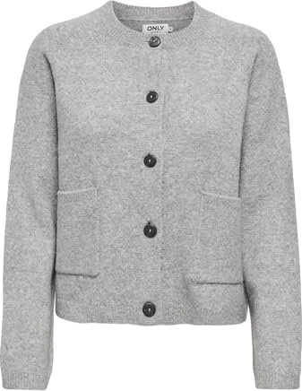 ONLY Piemonte Strickjacke light grey melange (Damen)