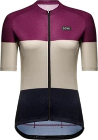 Gore Wear Spirit Stripes Trikot kurzarm process purple/tech beige (Damen)