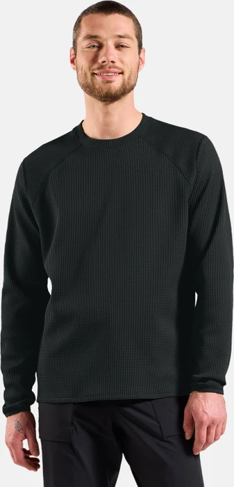 Odlo Cubic Multisport Mid Layer Crew Funktionsshirt langarm schwarz (Herren)