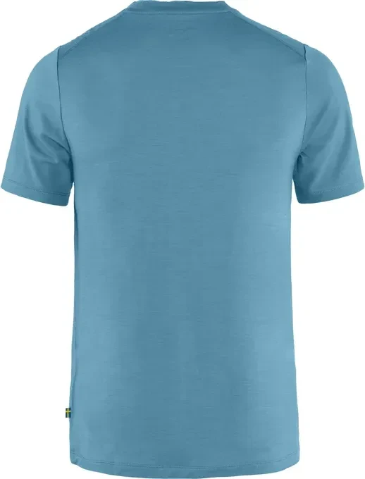 Fjällräven Abisko Wool Classic Funktionsshirt kurzarm dawn blue (Herren)
