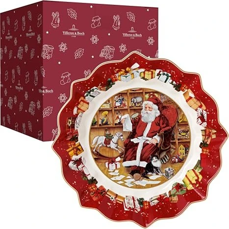 Villeroy & Boch Toy's Fantasy Schale Santa liest Wunschzettel 25cm