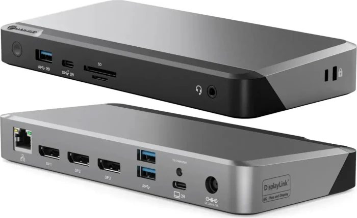 Alogic DX3 Triple 4K Display Universal Docking Station - with 100W Power Delivery, USB-C 3.1 [Buchse]