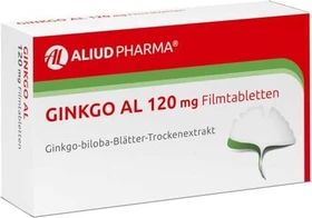 Aliud Ginkgo AL 120 Filmtabletten, 30 Stück