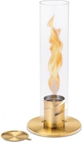 höfats Spin 90 Tischfeuer Gartenfackel Ethanol-Kamin gold