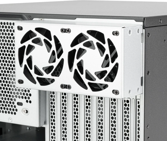 SilverStone RM53-502, Rackmount Server, schwarz/grau, 5HE, ATX
