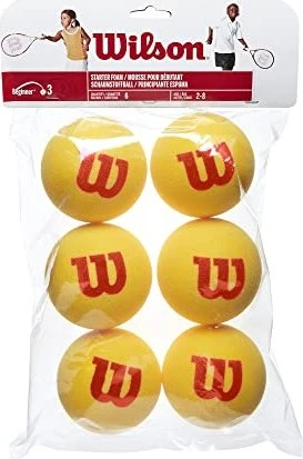 Wilson Starter Foam Tennisbälle, 6 Stück
