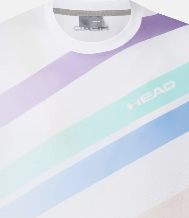 Head Pro Funktionsshirt kurzarm white/print perf (Herren) (811406-WHXP) – Bild 4 von 7