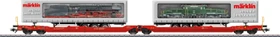 Märklin - Spur H0 Güterwagen - Doppel-Taschenwagen Sdggmrss 738