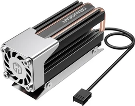 Graugear G-M2HS03-F, Heatpipe-Kühler für M.2 2280 SSD, schwarz (18006)