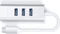 Satechi 2-in-1 silver USB-Hub, RJ-45, USB-C 3.0 [Stecker] Vorschaubild