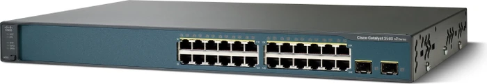 Cisco Catalyst 3560 V2 IP Base Rackmount Managed Switch, 24x RJ-45, 2x SFP
