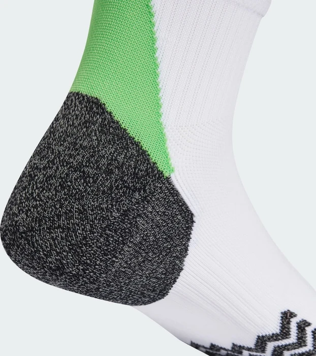 adidas adi 24 Aeroready Football Fußballstutzen white/semi flash green/better scarlet
