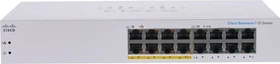 Cisco Business 110 Desktop Gigabit Switch, 16x RJ-45, 64W PoE (CBS110-16PP)