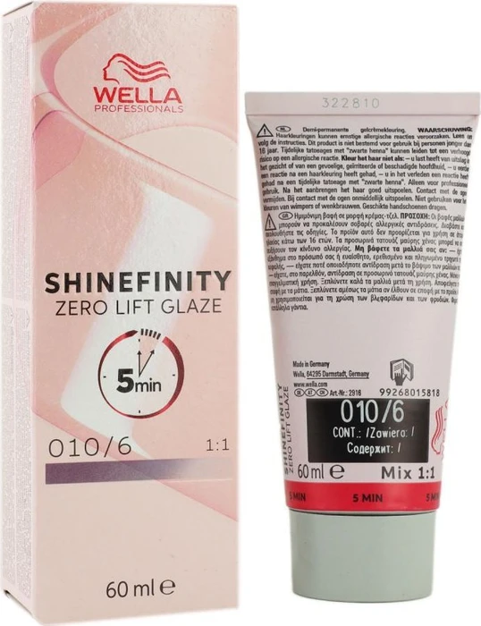 Wella Shinefinity Zero Lift Glaze 10/6 lavender flash, 60ml