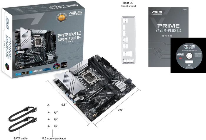 ASUS Prime Z690M-Plus D4-CSM (Intel 1700)