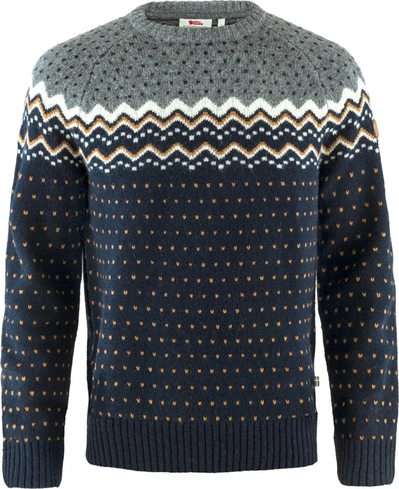 Fjällräven Övik Strickpullover dark navy (Herren)