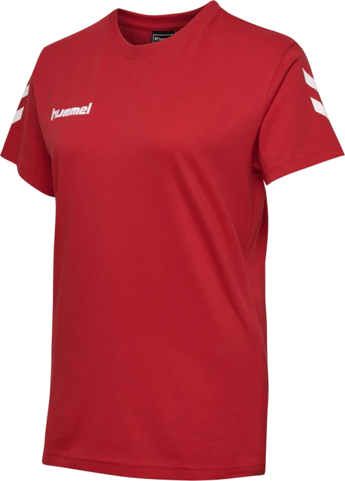 hummel GO Cotton T-Shirt kurzarm true red