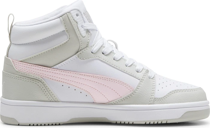 Puma Rebound V6 Mid puma white/frosty pink/sedate gray (Junior)