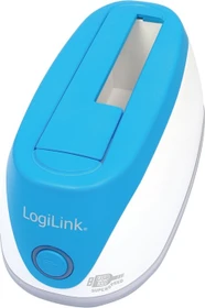 LogiLink Quickport HDD Docking Station SATA blau/weiß, USB-B 3.0