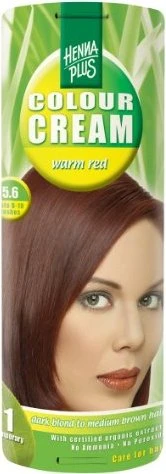 Henna Plus Colour Cream Haartönung 5.6 Warm Red, 60ml