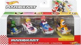 Mattel Hot Wheels Mario Kart Die-Cast-Charaktere