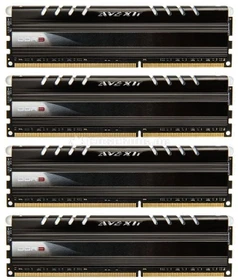 Avexir Core Series LED blau UDIMM 16GB Kit, DDR3-2400, CL11-13-13-31