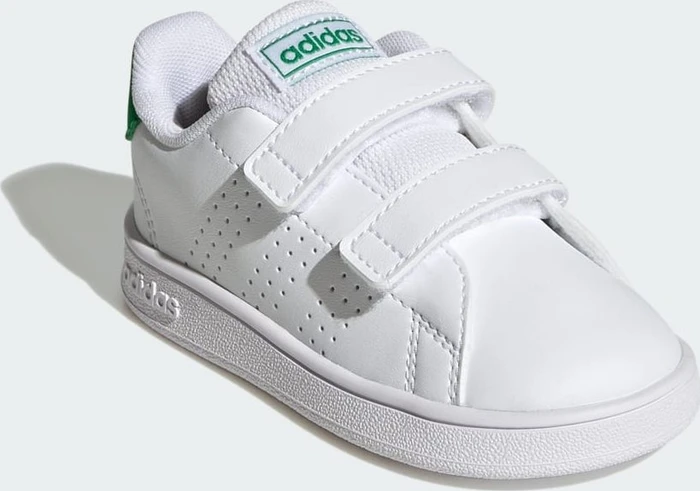 adidas Advantage Lifestyle Court Two Hook-and-Loop cloud white/green/core black (Junior)