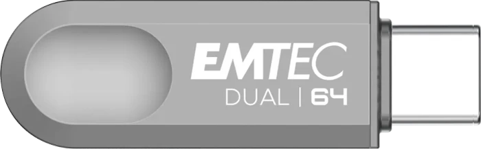 Emtec D280 64GB, USB-A + USB-C, USB 3.2 Gen 1×1