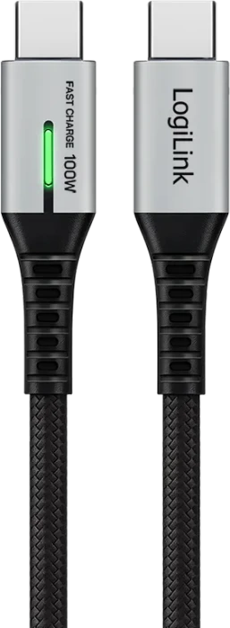 LogiLink USB 3.2 Kabel, USB-C 3.2/USB-C 3.2, 0.3m