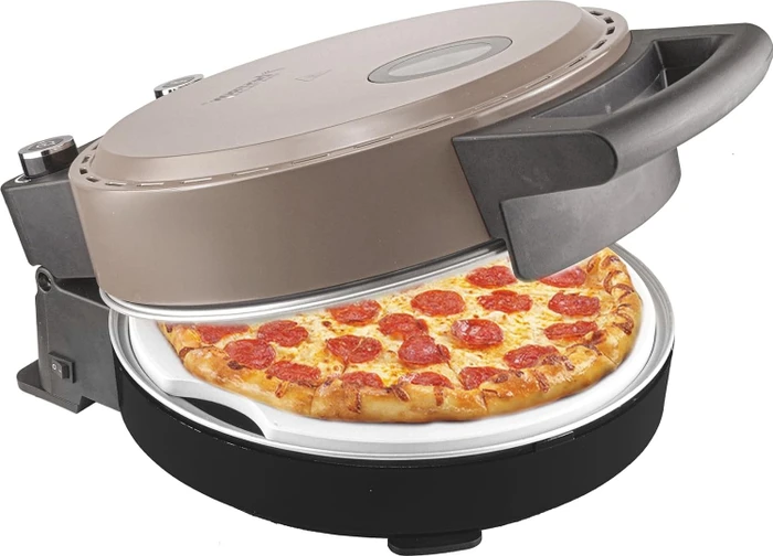 Bestron APZ500SAT Pizza Maker satin collection