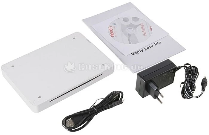 Foxconn NetDVD, SlimLine weiß, USB 2.0