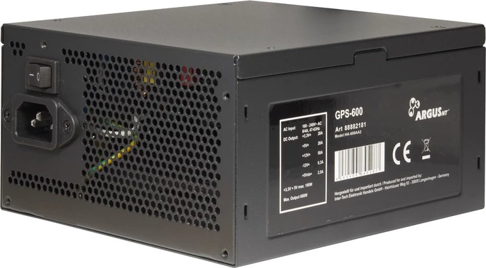 Inter-Tech Argus GPS-600 600W, ATX 2.4