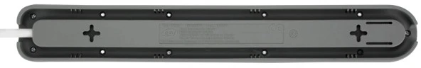 REV Ritter ICE Steckdosenleiste mit Schalter, 6-fach, 1.4m, weiß