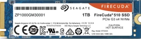 Seagate FireCuda 510 SSD +Rescue 1TB, M.2 2280 / M-Key / PCIe 3.0 x4