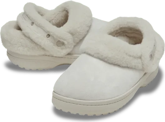 Crocs Classic Unfurgettable Vegan Suede Clog cocoa crème