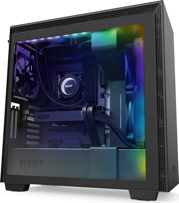 NZXT H710i, schwarz, Glasfenster