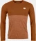 Ortovox 150 Cool Logo Funktionsshirt langarm bristle brown (Herren) Vorschaubild