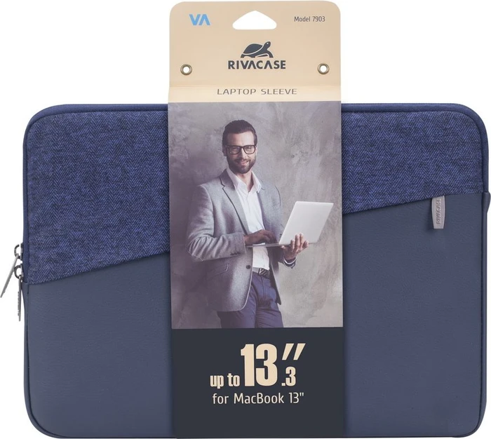 RivaCase 7903 Schutzhülle für MacBook Pro 13.3", blau