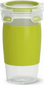 Emsa Clip&Go rund Smoothie Mug Aufbewahrungsbehälter 450ml grün