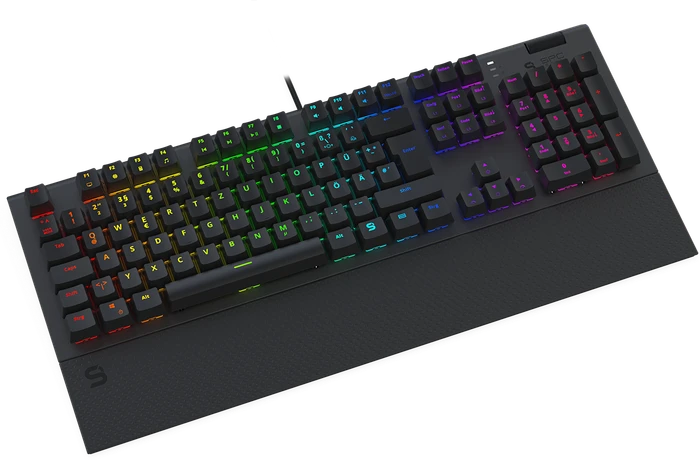 Endorfy SilentiumPC SPC Gear GK650K Omnis, LEDs RGB, Kailh BLUE, USB, DE