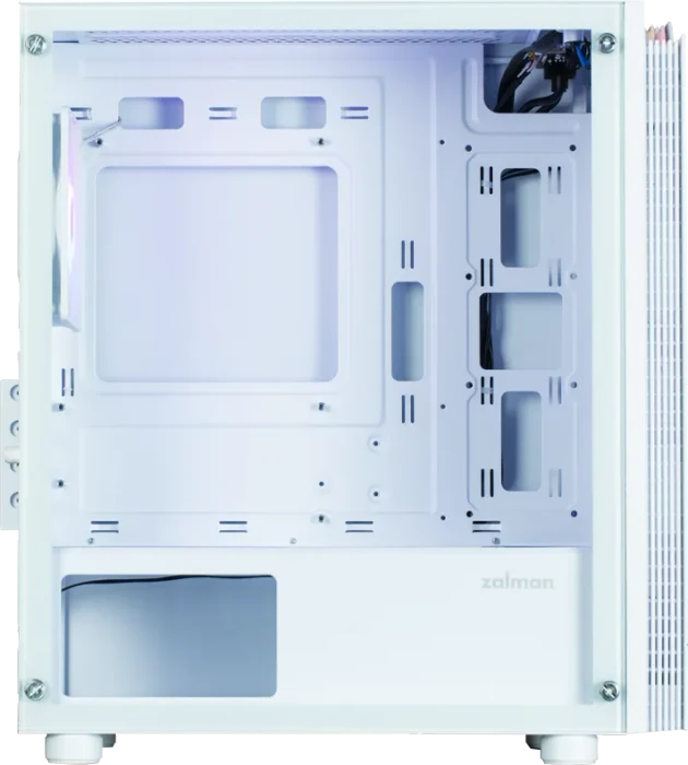 Zalman T4 Plus White, Glasfenster