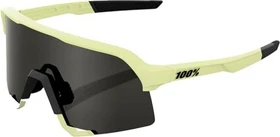 100% S3 soft tact glow/black mirror lens